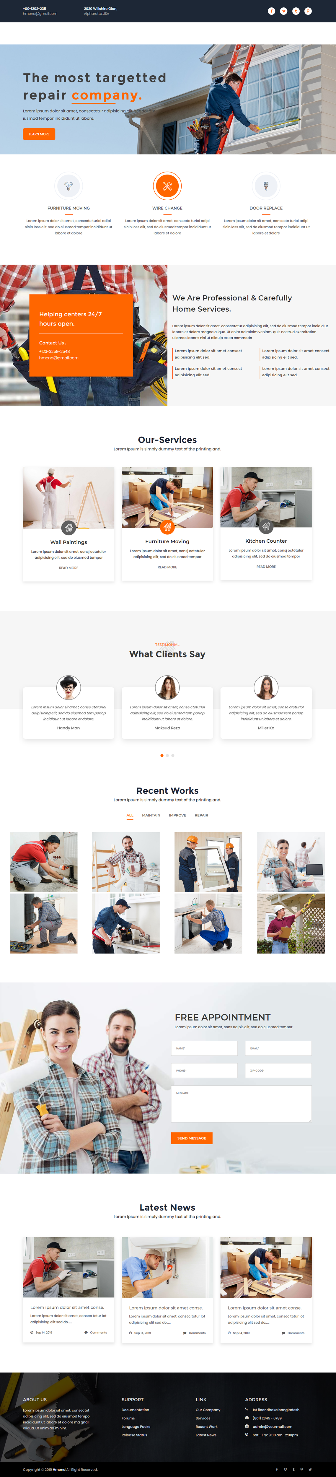 Web Design by eckographic for Mullinax Mechanical Heating and Air Conditioning | Design #24175843
