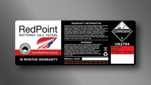 Top label sticker design -Australian Owned | Graphic Design by Pinky 