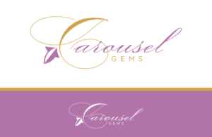 “Carousel gems”  Would like text BELOW LOGO and “Carousel” to be in a script font (elegant) and “gems” to be CENTRED BENEATH in a plain/simple/modern font. | Logo-Design von deZoel