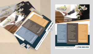 Professional, elegant brochure for funeral home | Diseño de Brochure por Aurora:)