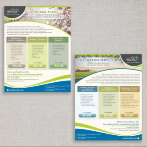 Professional, elegant brochure for funeral home | Diseño de Brochure por DA.