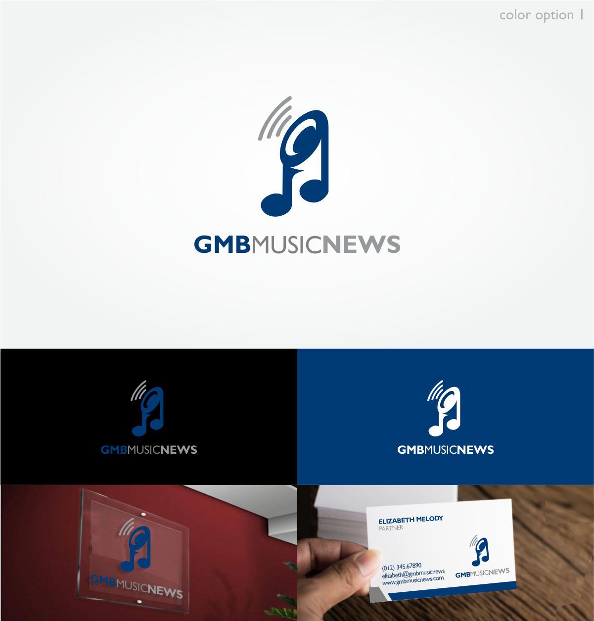 Logo-Design von Robby SC für GMB Music News | Design #24188402