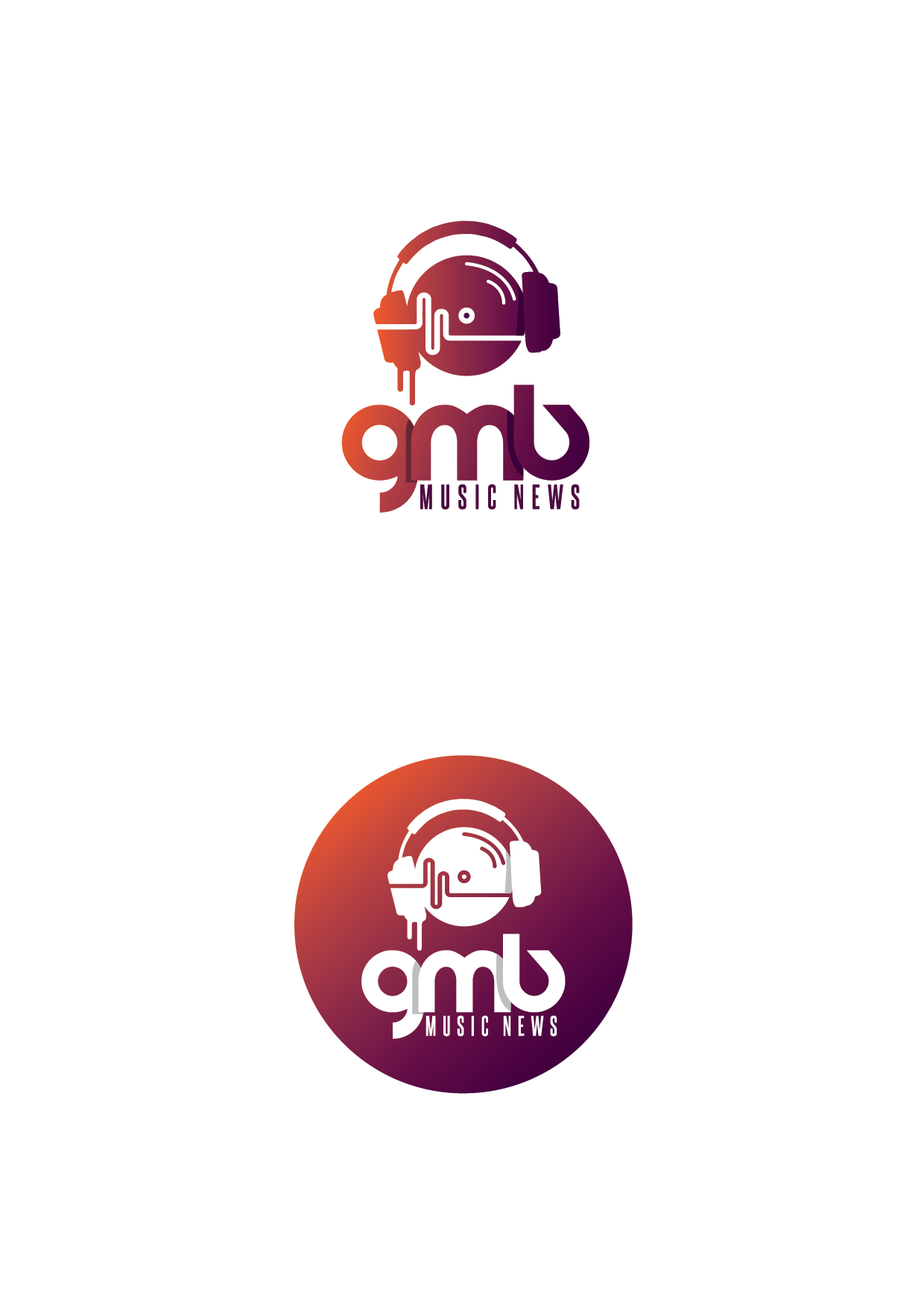 Logo Design by MenaGraphics for GMB Music News | Design #24372711