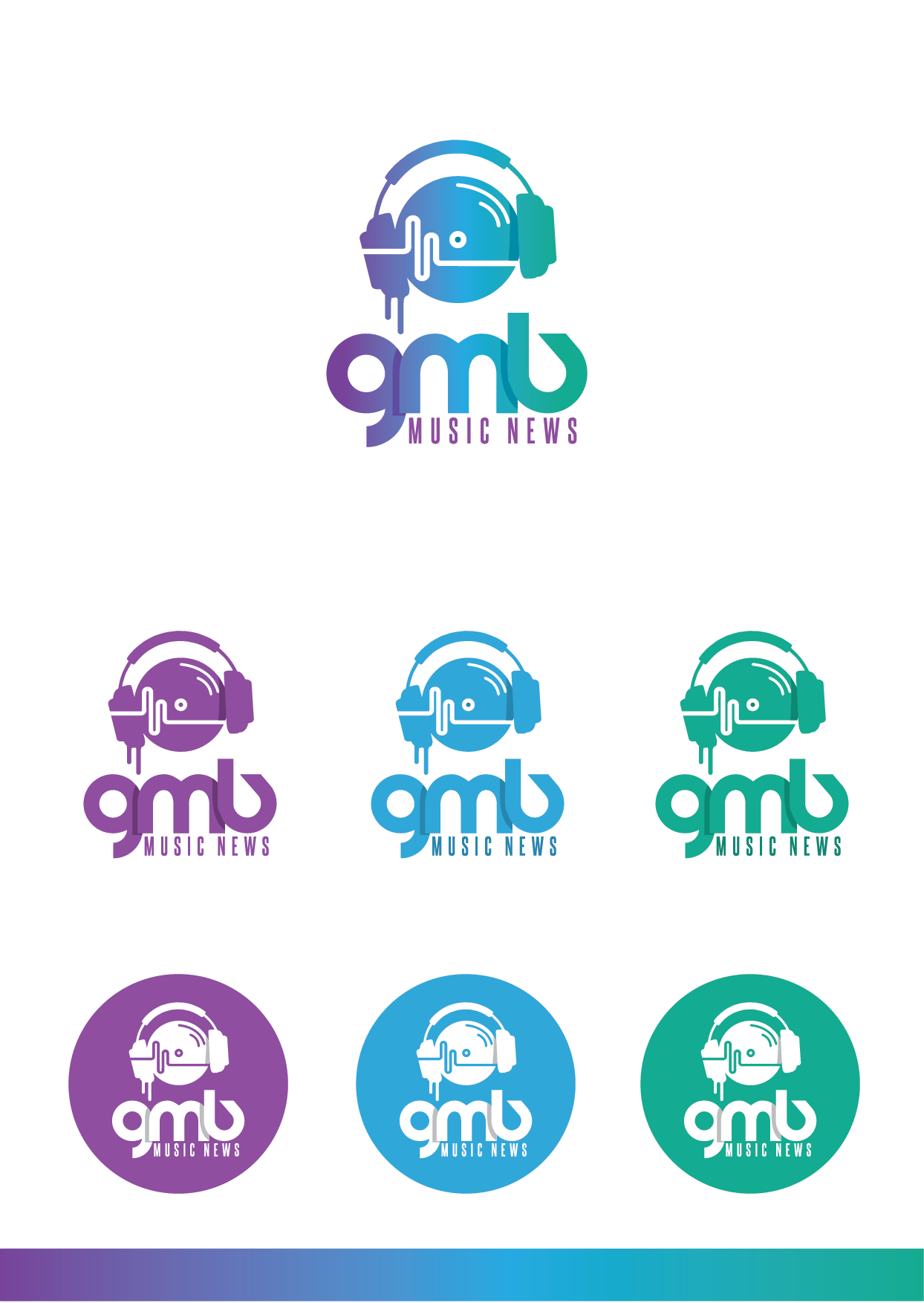Logo Design by MenaGraphics for GMB Music News | Design: #24446922