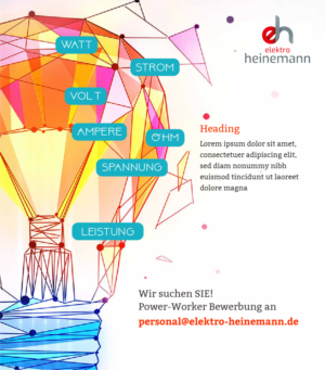 Graphic Design by yadunath for Elektro Heinemann | Design: #24235061