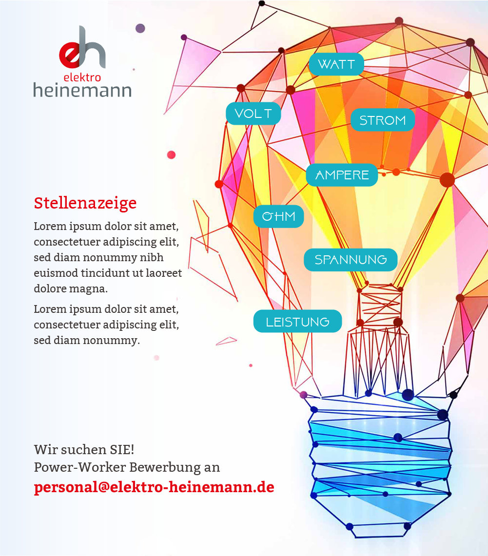 Diseño Gráfico por yadunath para Elektro Heinemann | Diseño #24237468