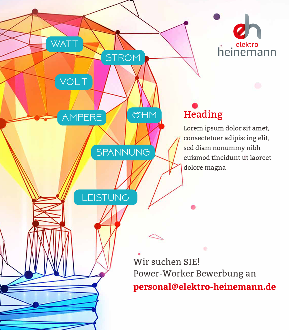 Grafik-Design von yadunath für Elektro Heinemann | Design #24237469