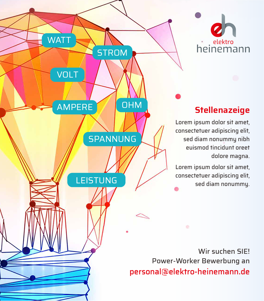 Grafik-Design von yadunath für Elektro Heinemann | Design #24245419
