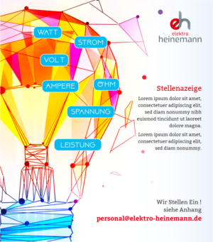 Graphic Design by yadunath for Elektro Heinemann | Design: #24261940