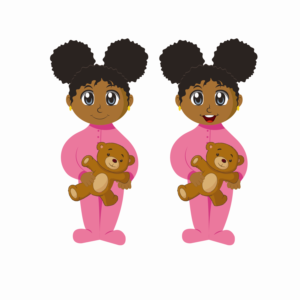 Little black girl story | Graphic Design by OroojF