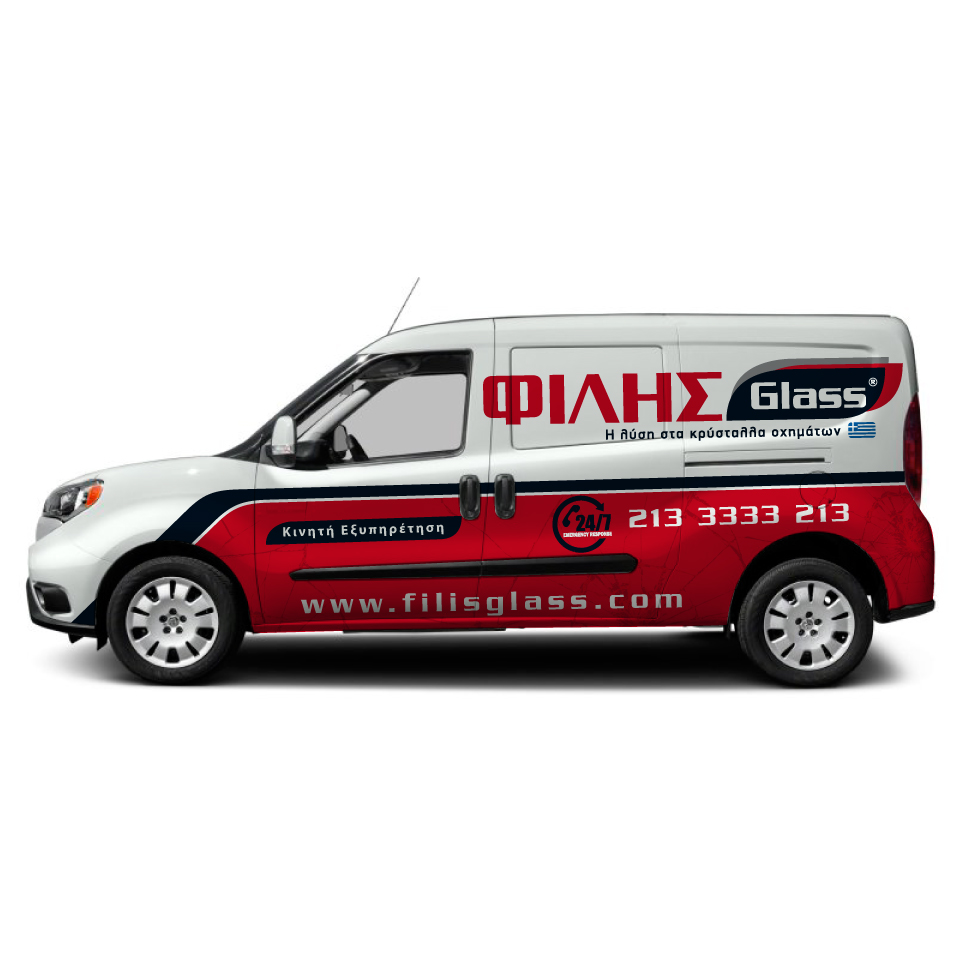 Car Wrap Design by Yoga Tri for FILIS GLASS S.A. - EL997622242 | Design #24194433