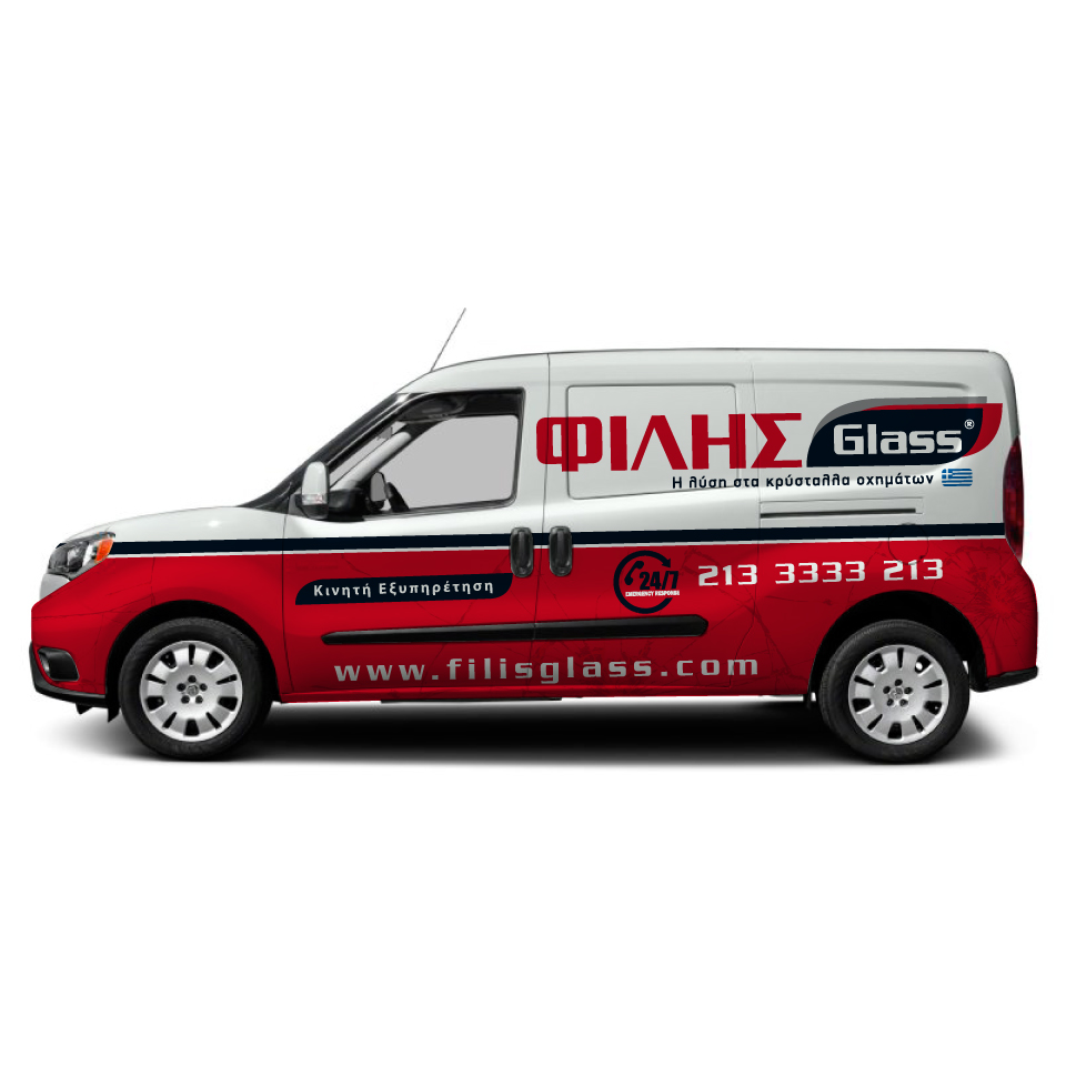 Car Wrap Design by Yoga Tri for FILIS GLASS S.A. - EL997622242 | Design #24194446