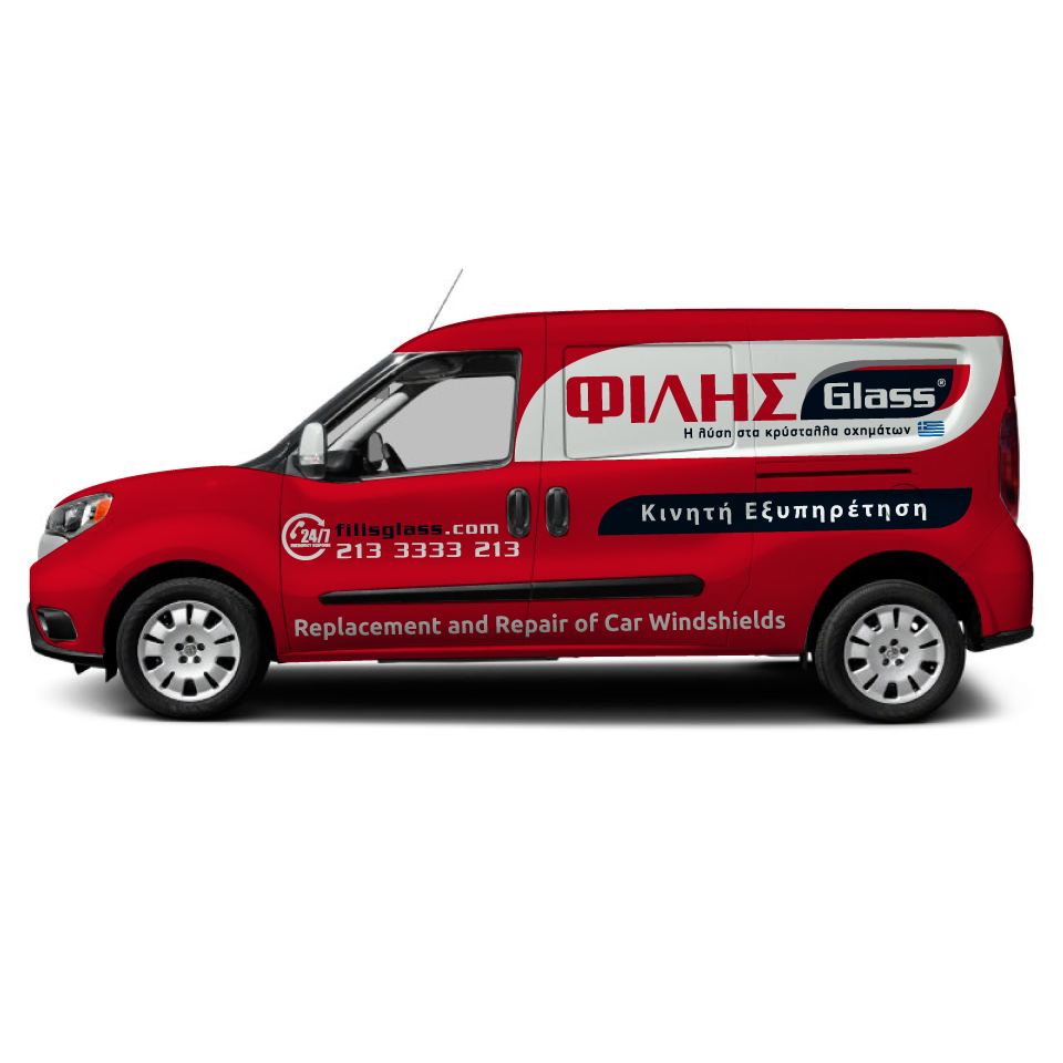 Car Wrap Design by Yoga Tri for FILIS GLASS S.A. - EL997622242 | Design #24272474