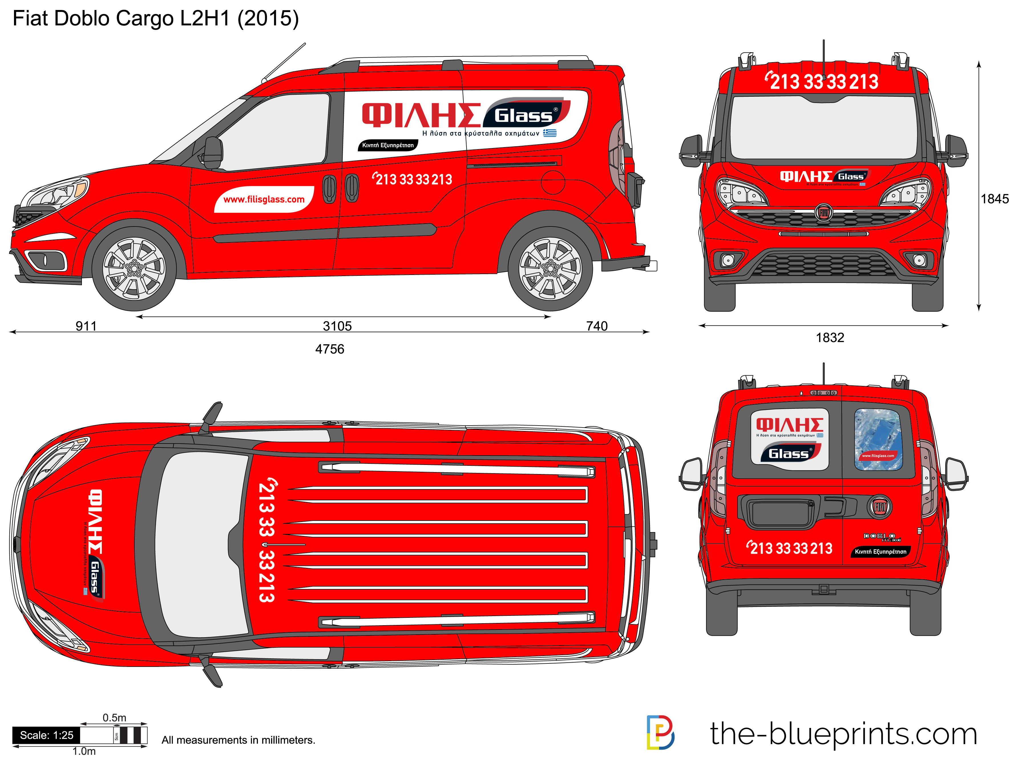 Car Wrap Design by jancon 2 for FILIS GLASS S.A. - EL997622242 | Design #24230727