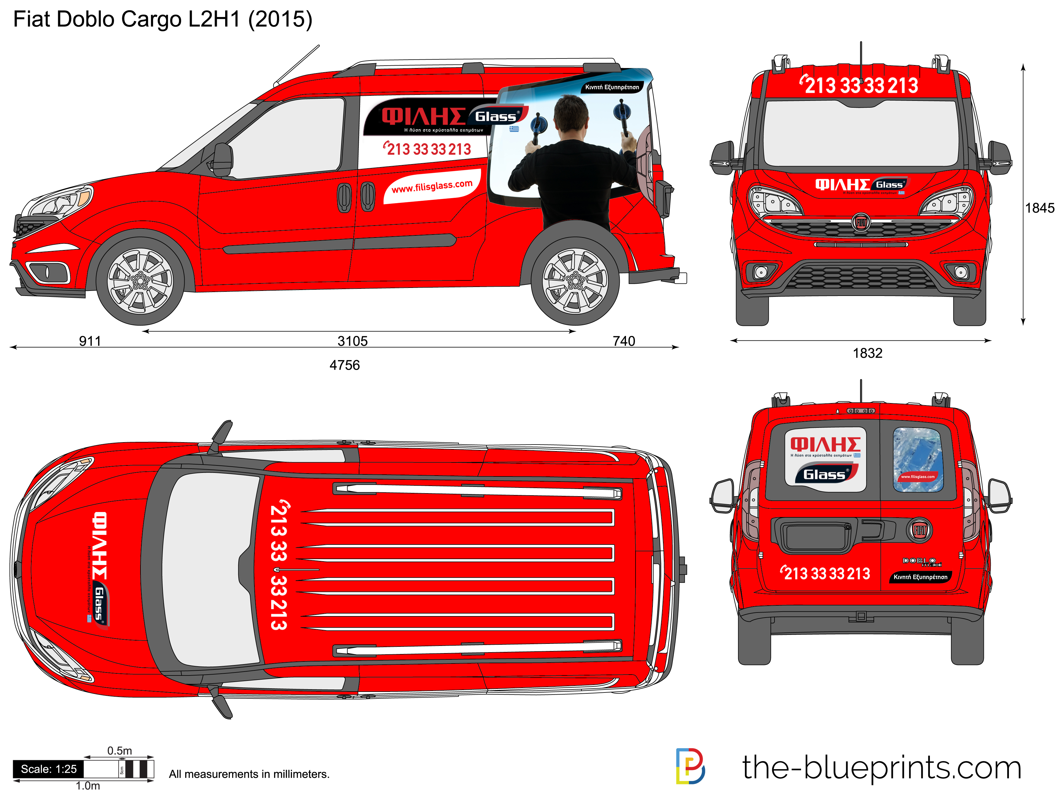 Car Wrap Design by jancon 2 for FILIS GLASS S.A. - EL997622242 | Design #24344797