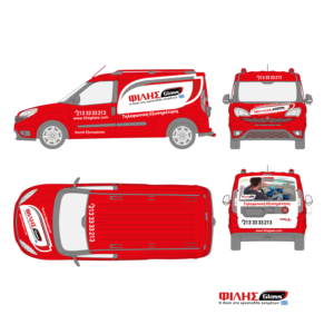 Car Wrap Design by Crea8ive BW for FILIS GLASS S.A. - EL997622242 | Design #24370436