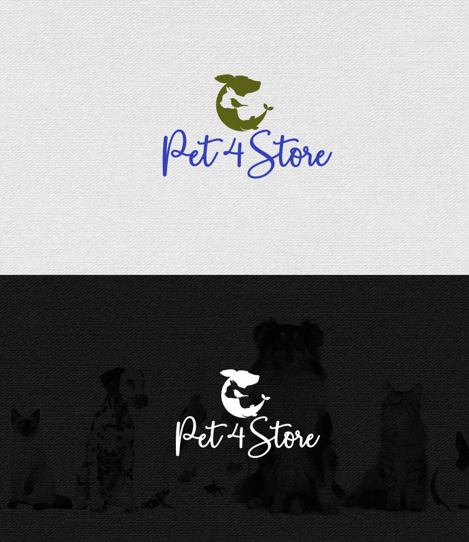 Logo Design by DUBIOSUL for PET 4 STORE | Design #24195404