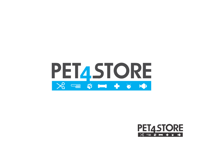 Logo Design by Ample Designs for PET 4 STORE | Design #24198852