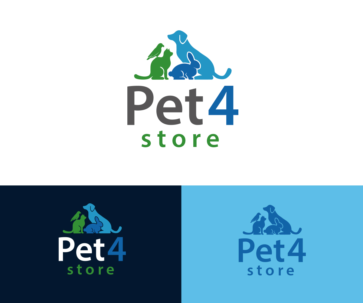 Logo Design by AdriQ for PET 4 STORE | Design #24183787