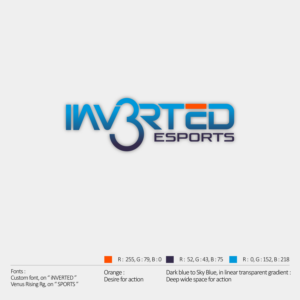 Logo Design by r. ilham for Inverted Esports | Design: #24221041