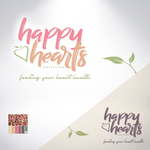 Company Name: Happy Hearts Nutrition / Tagline: Feeding your Heart Health | Logo-Design von Light Hand Design
