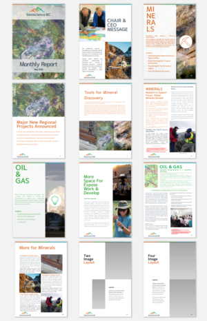 Geoscience BC PPT template - non-profit company - minerals, energy, water, geothermal resources | Design de PowerPoint par joseborgesbarboza 2