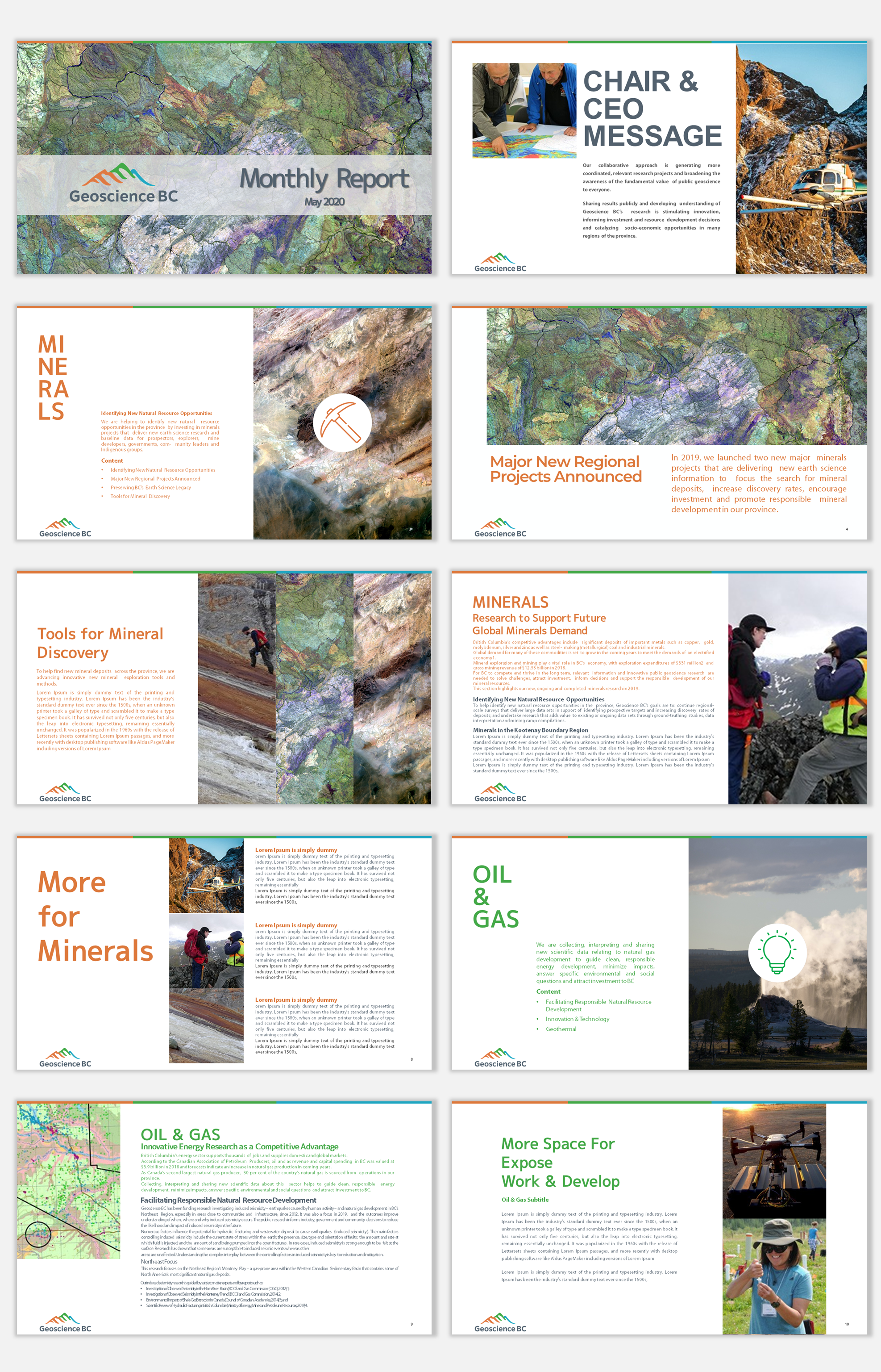 PowerPoint Design by joseborgesbarboza 2 for Geoscience BC | Design #24212550