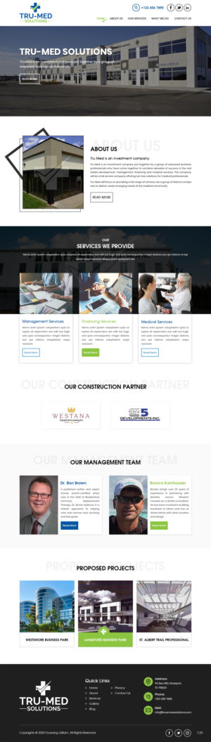 Web Design by pb for this project | Design: #24191791