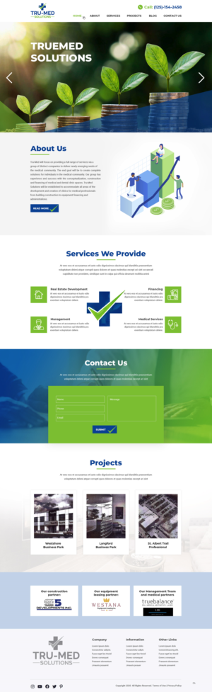 Web Design by pb for this project | Design: #24191793