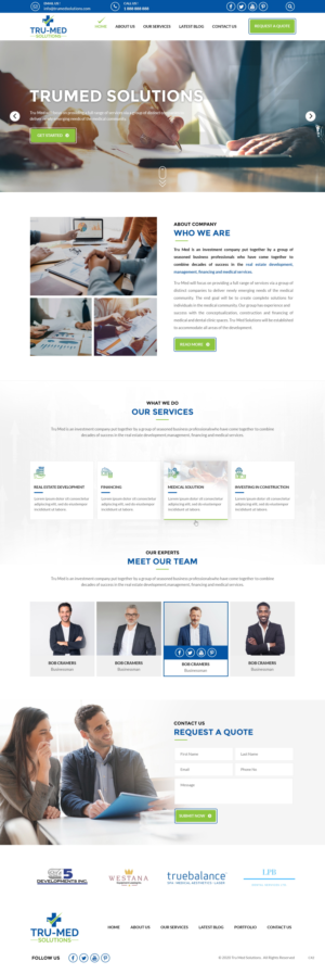 Web Design by pb for this project | Design: #24191814