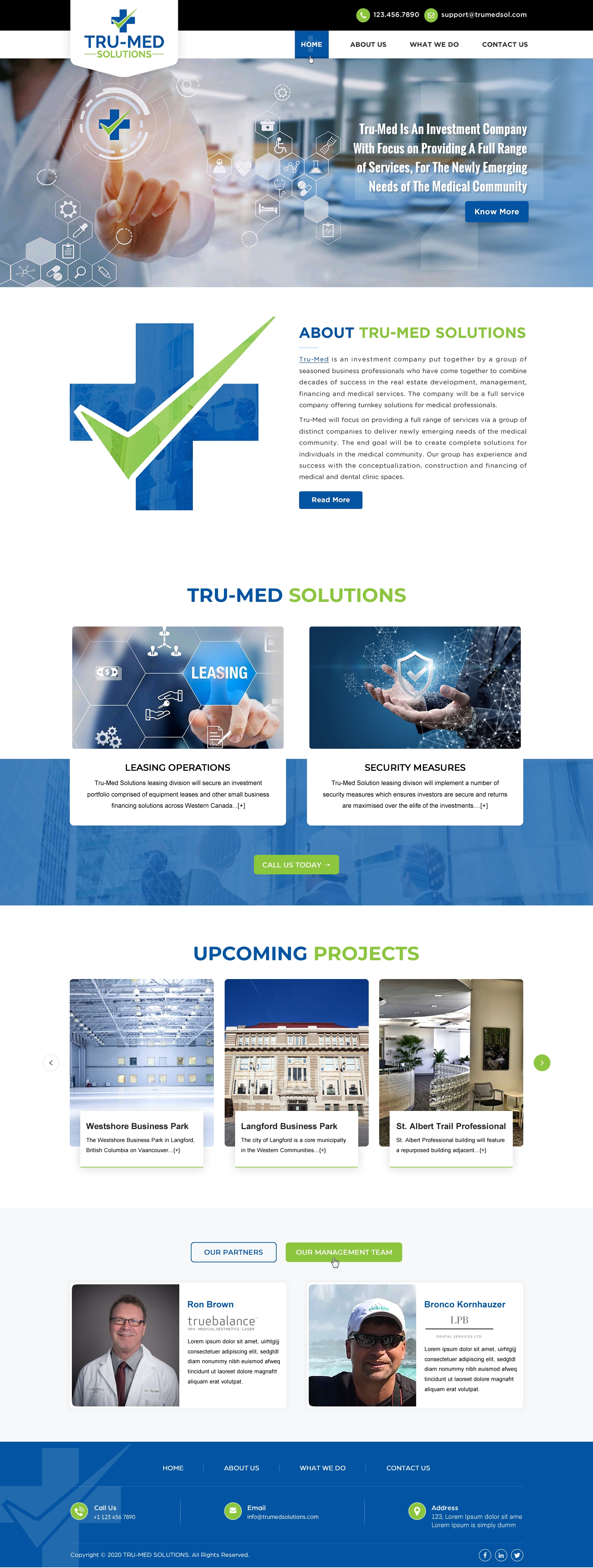 Web Design by Sbss for this project | Design #24204935