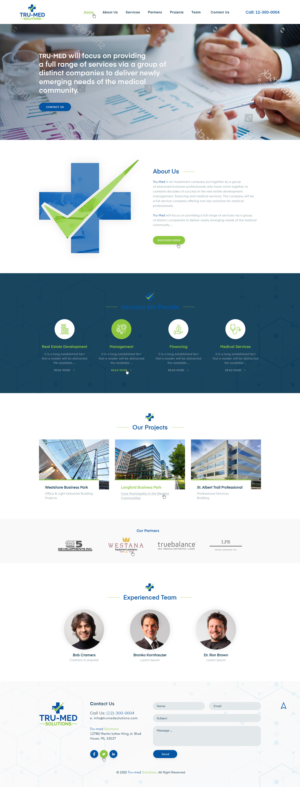Wordpress Web Design & Coding for trumedsolutions.ca | Diseño Web por Ved Web Services