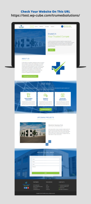 Web Design by WP Cube for this project | Design: #24193445