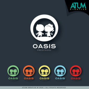 Oasis Preschools | Logo Design by Atum Kreative™