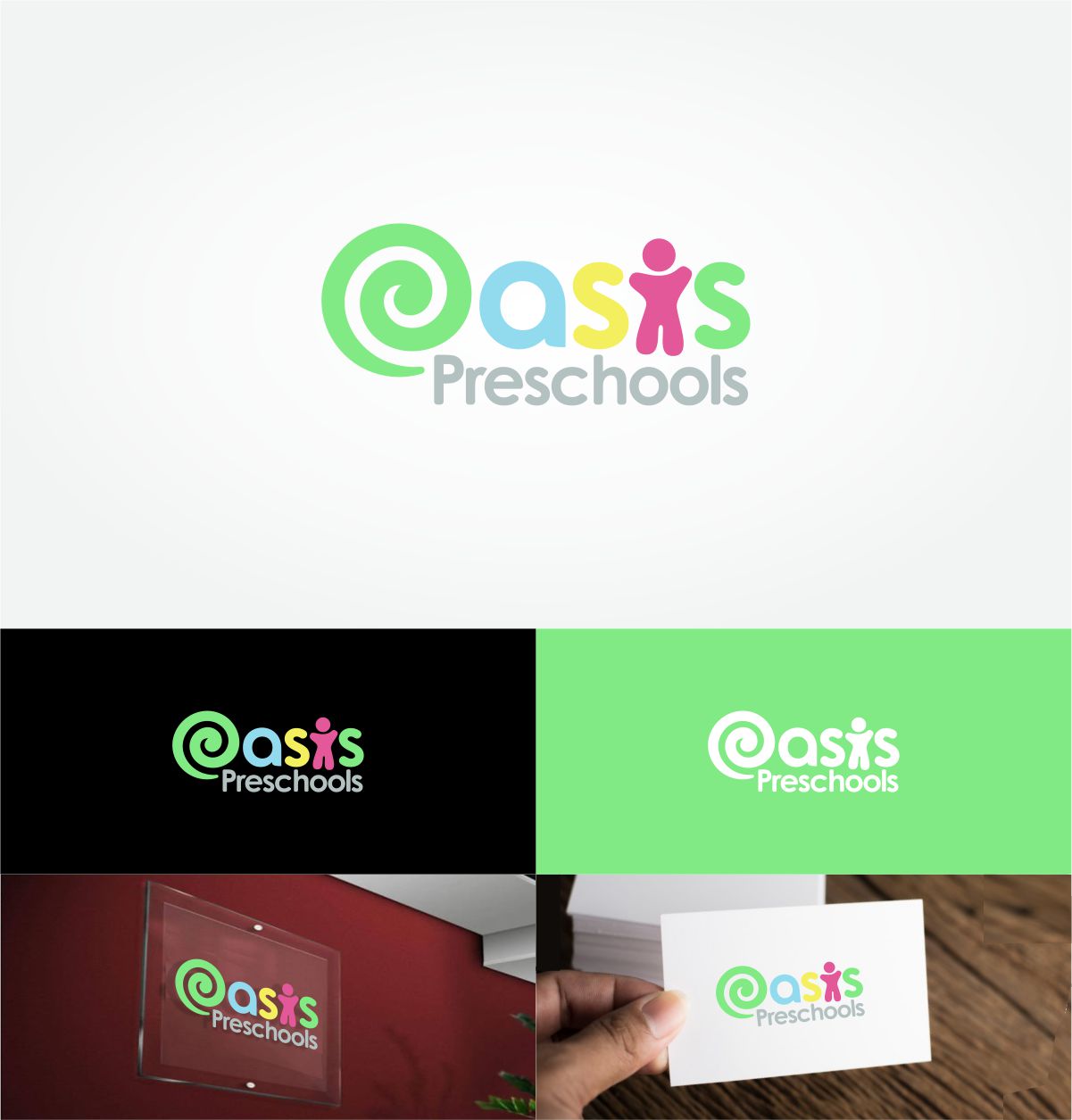 Logo Design by Robby SC for Oasis Preschools | Design #24262236
