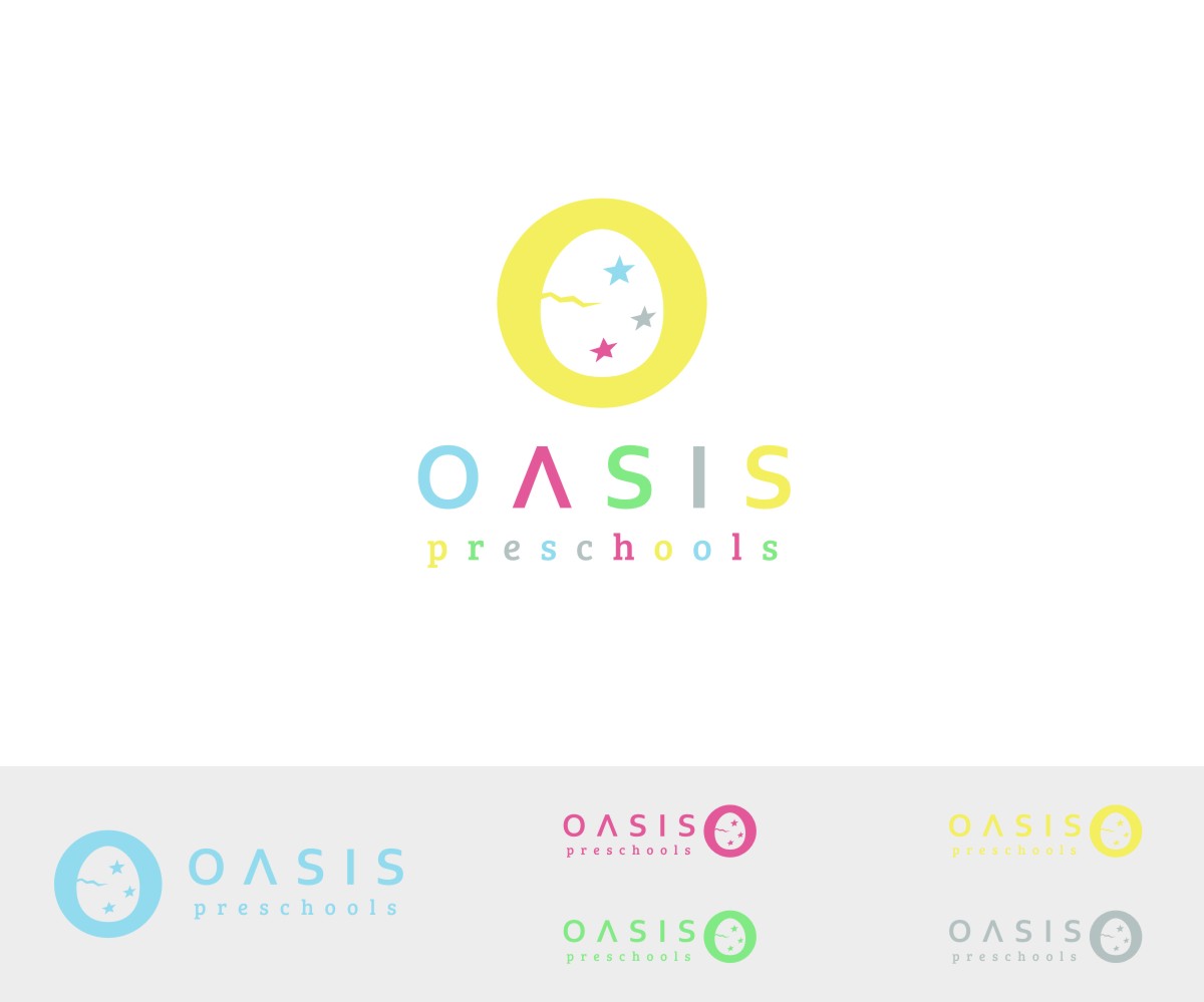 Logo Design by k.a.n for Oasis Preschools | Design #24267900