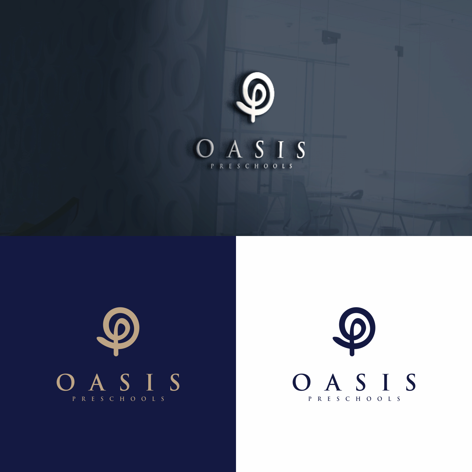 Logo Design by nomnome for Oasis Preschools | Design #24272854