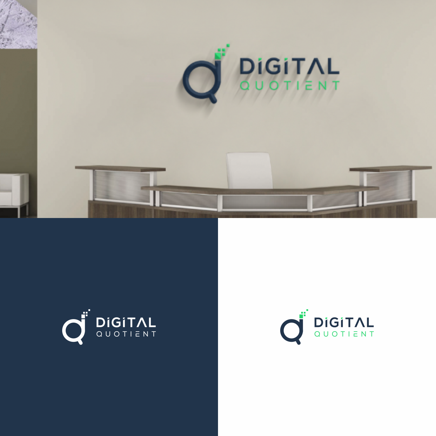 Logo Design by nomnome for Digital Quotient LLC | Design #24207126