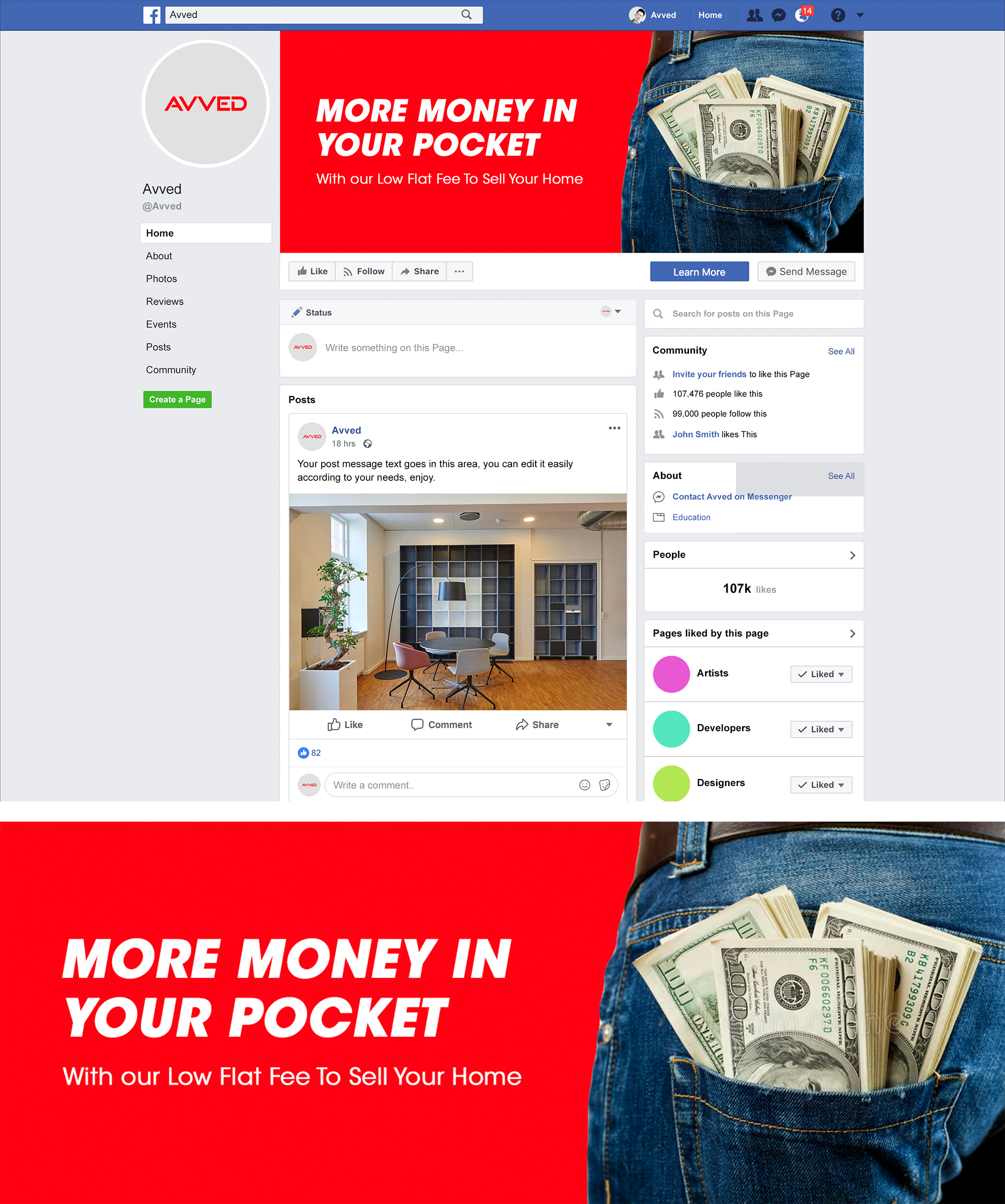Facebook-Design von aberyor für dieses Projekt | Design #24191850