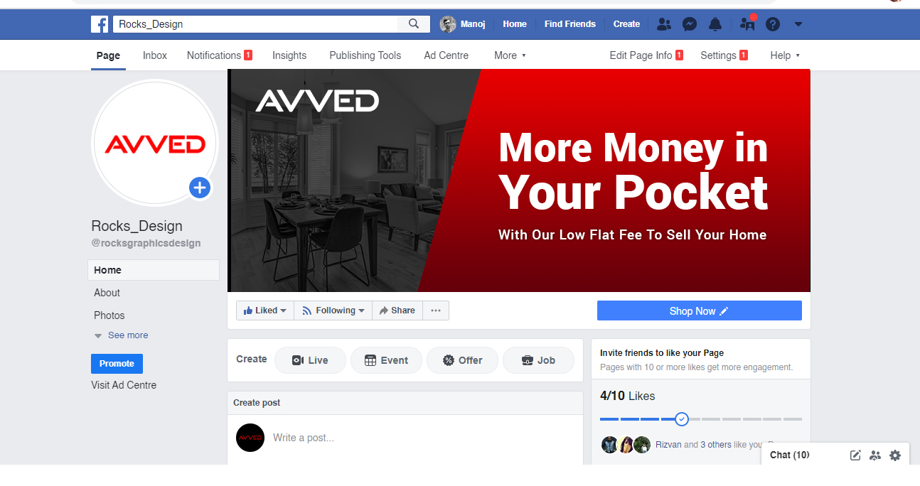 Facebook Design by Manaa Design for this project | Design #24205453