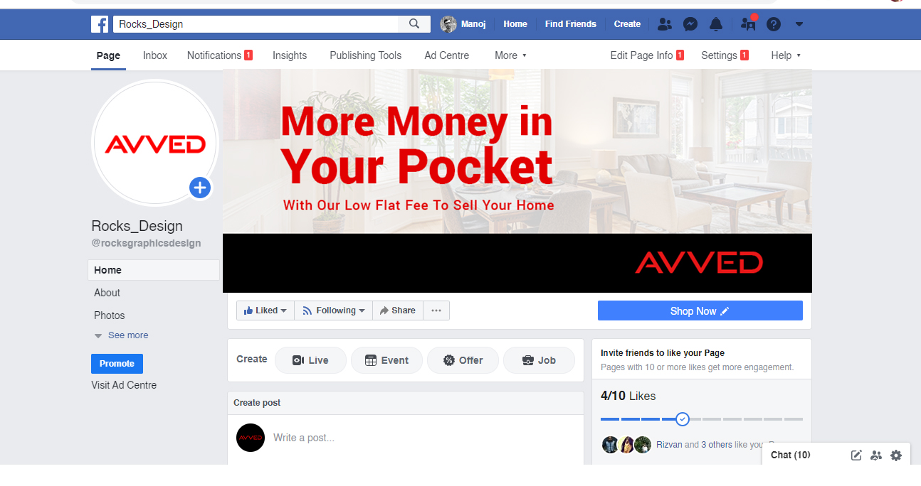 Facebook Design by Manaa Design for this project | Design #24205455