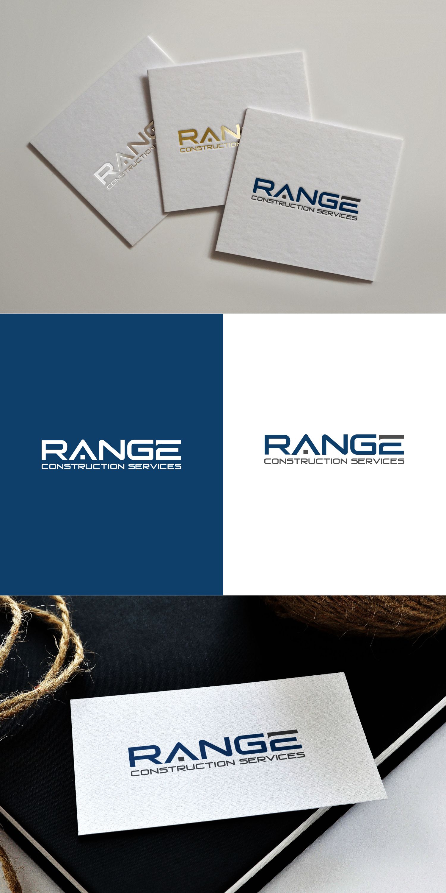 Logo Design by Apple Dsigner for Range Construction Services, LLC | Design #24199367