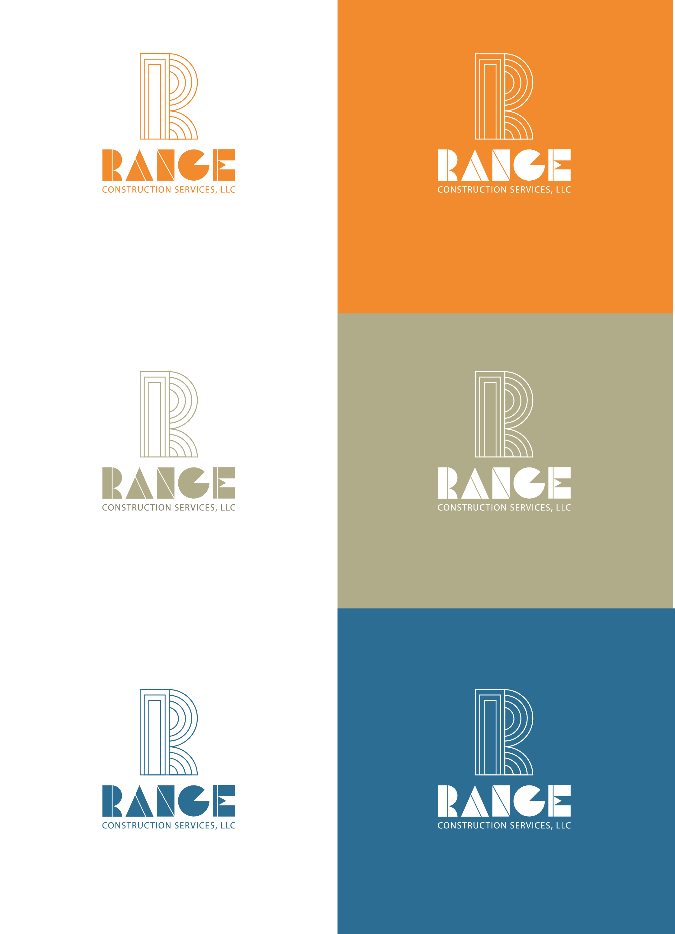 Logo Design by Kuntal Kundu for Range Construction Services, LLC | Design #24240004