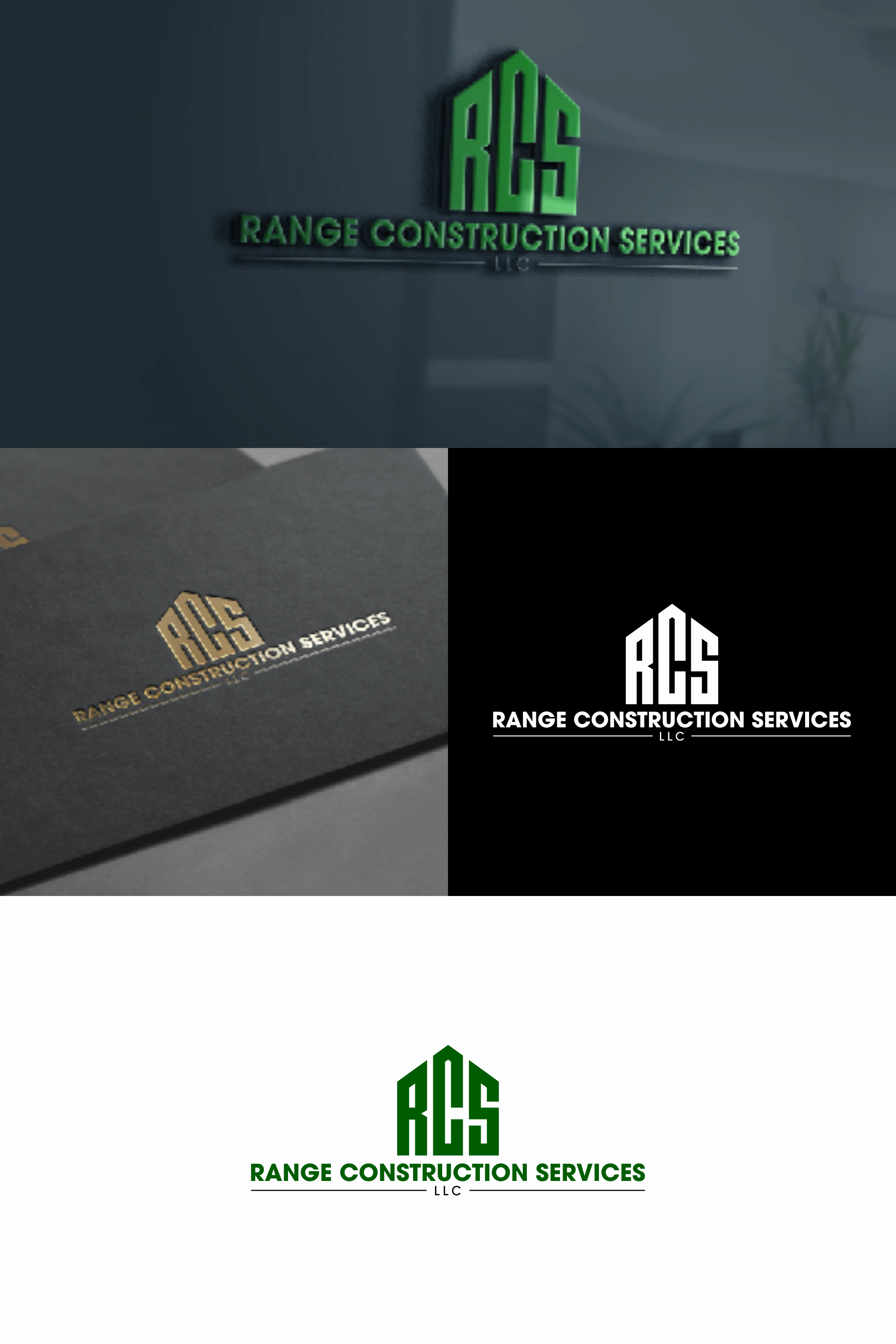 Logo Design by Veronica 10 for Range Construction Services, LLC | Design #24184116