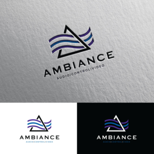 Ambiance Audio|Control|Video or Ambiance A|C|V | Logo Design by Rii