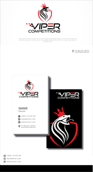 Viper Competitions | Logo-Design von graphicevolution