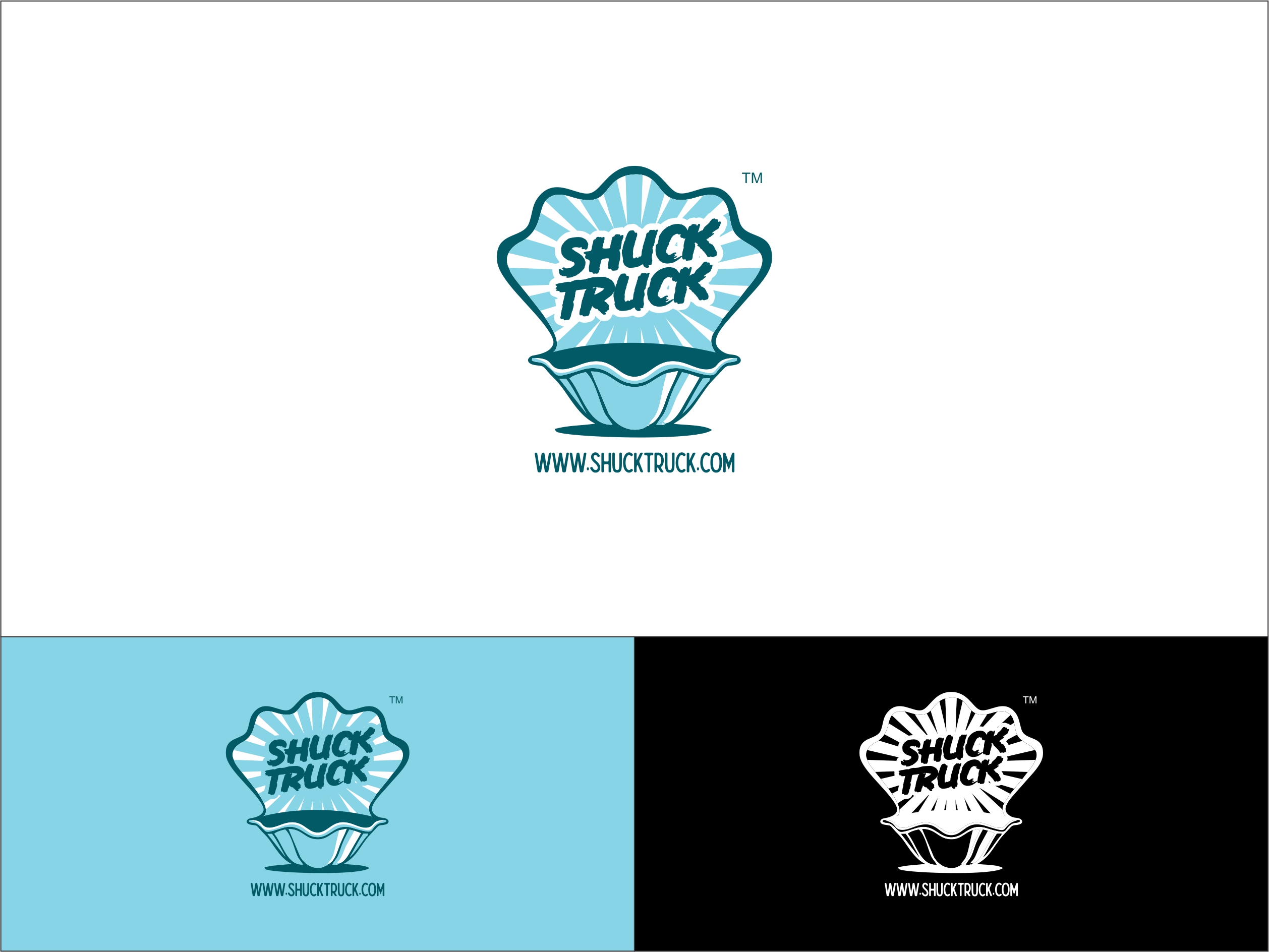 Diseño de Logo por FoolishKid para ShuckTruck.com | Diseño #24193342