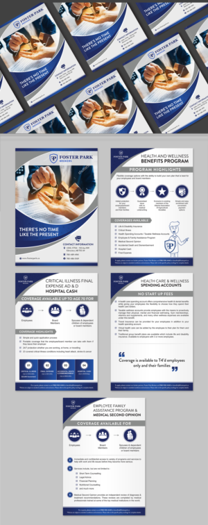 Fact/Marketing Sheet(s) for Health & Wellness Plan  | Diseño Gráfico por SAI DESIGNS