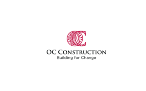 OC Construction or On Country Construction - Building for Change | Logo Design by MT
