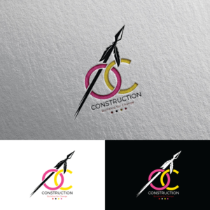 OC Construction or On Country Construction - Building for Change | Logo Design by Rii
